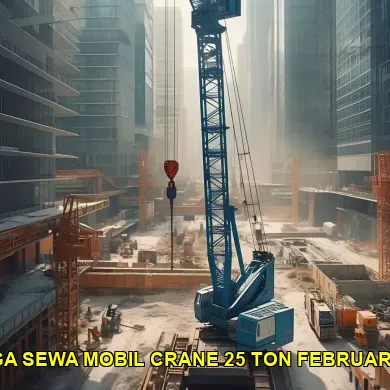 harga sewa mobil crane 25 ton februari 2025